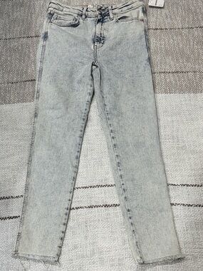 We The Free Light Wash Skinny Jeans